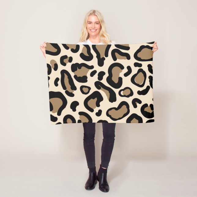 Tiger Colour Pattern Animal Lovers    Fleece Blanket (In Situ)