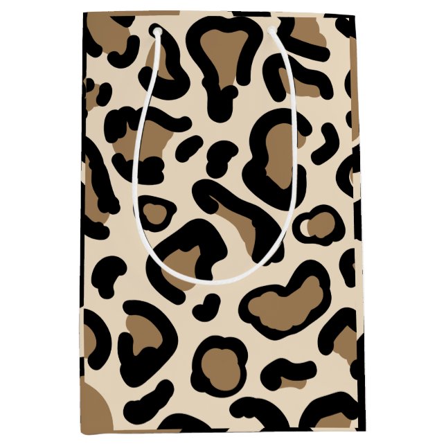 Tiger Colour Pattern Animal Lovers              Medium Gift Bag (Front)