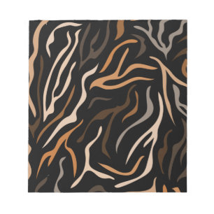 Tiger Colour Pattern Animal Notepad