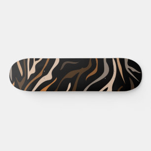 Tiger Colour Pattern Animal Skateboard