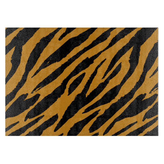 Tiger Colour Pattern Animals Lover     Cutting Board (Front)