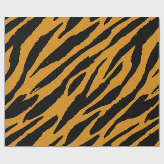 Tiger Colour Pattern Animals Lover Wrapping Paper