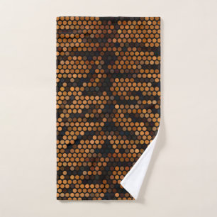 Tiger Colour Pattern Cute  Hand Towel