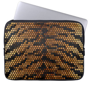 Tiger Colour Pattern Cute    Laptop Sleeve