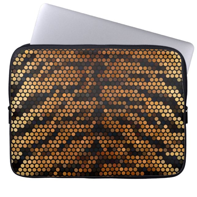 Tiger Colour Pattern Cute    Laptop Sleeve (Front)