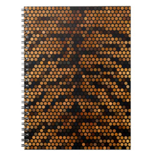 Tiger Colour Pattern Cute Notebook