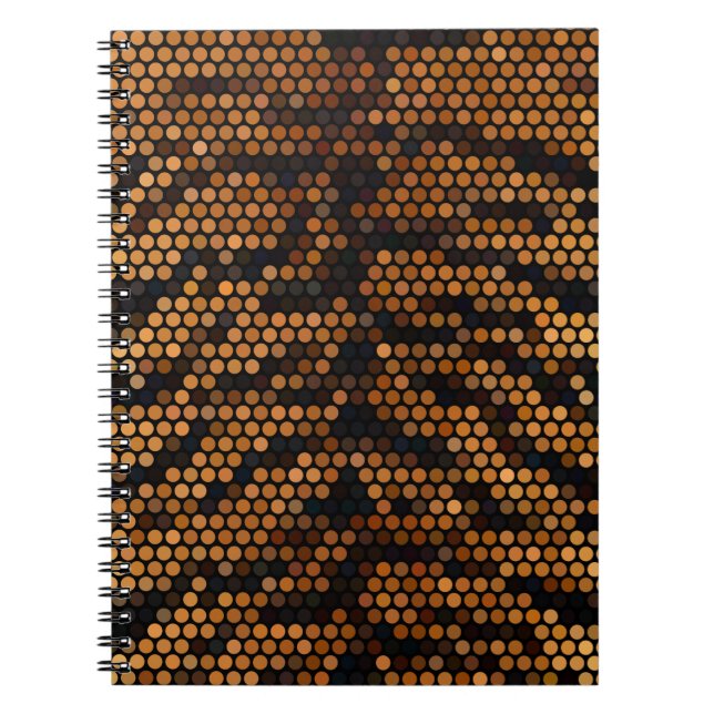 Tiger Colour Pattern Cute Notebook (Front)