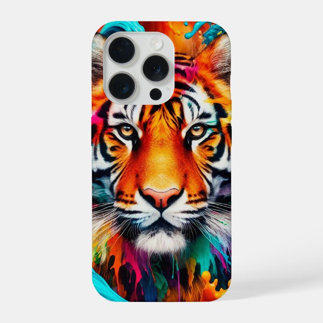 Tiger coloured iPhone case (Back)
