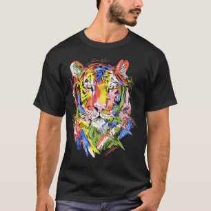 Tiger colourful animal art animal lovers tiger_1 T-Shirt