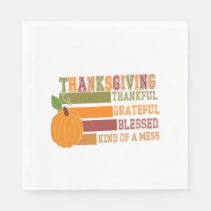 Tiger Country Pumpkin Napkin