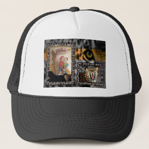 Tiger & Couple Art Print Trucker Hat