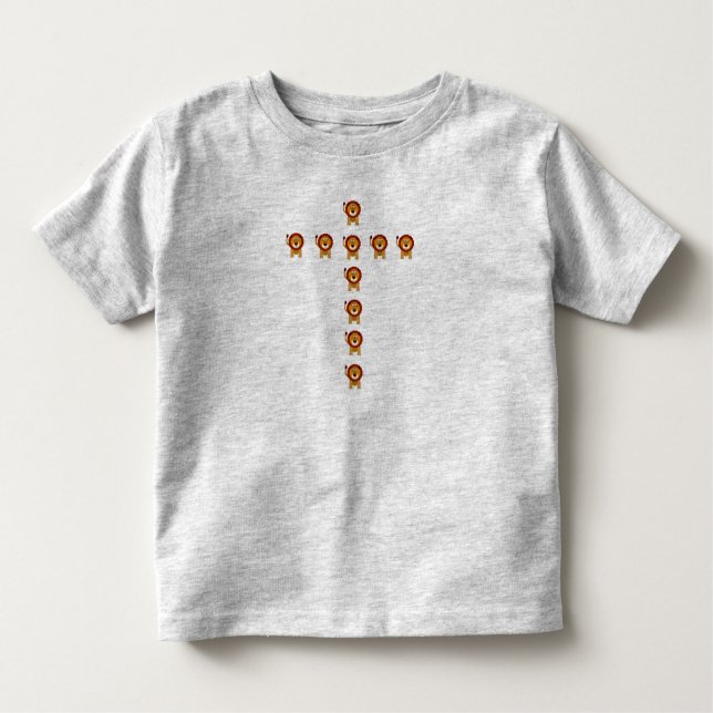 Tiger Cross T-shirt for kids (Front)