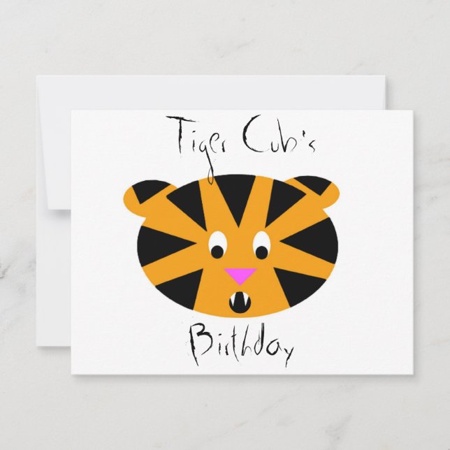 Tiger Cub Card (Front)