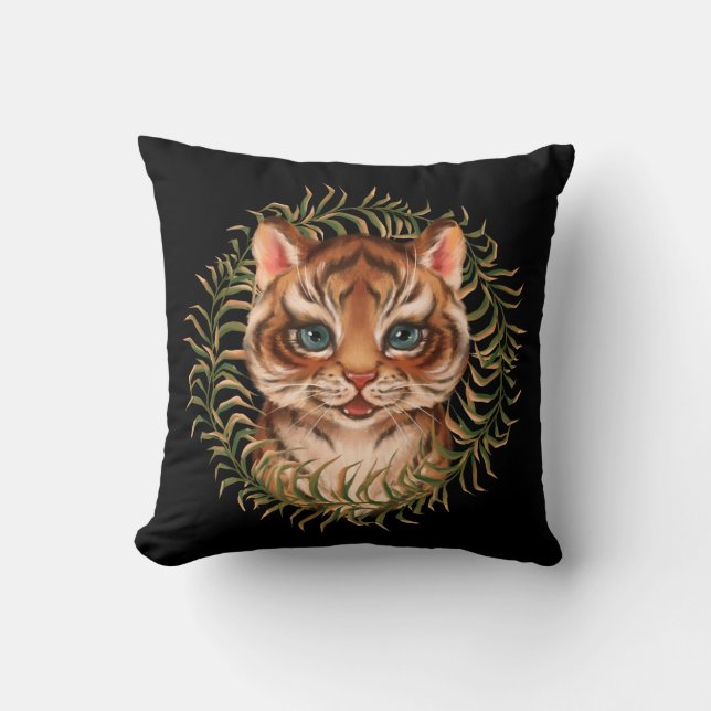 Tiger cub cushion (Front)