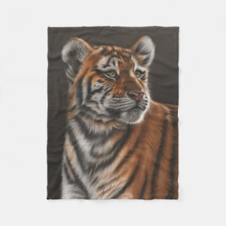 Tiger Cub Fleece Blanket