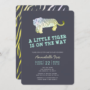 Tiger Cub Glow in the Dark Baby Shower Invitation