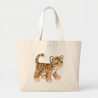 Tiger Cub Large Tote Bag