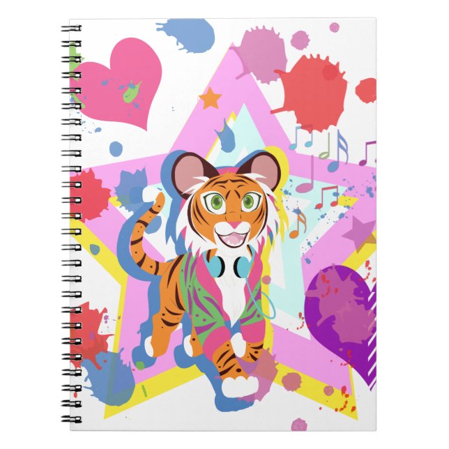 Tiger Cub Notebook (Front)