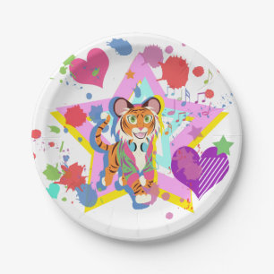 Tiger Cub Paper Plate