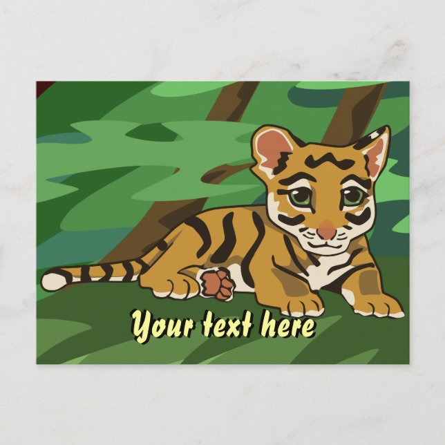 Tiger Cub Postcard (Front)