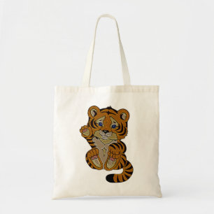 Tiger cub tote bag