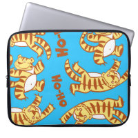 Tiger Cubs Cartoon: Funny Seamless.