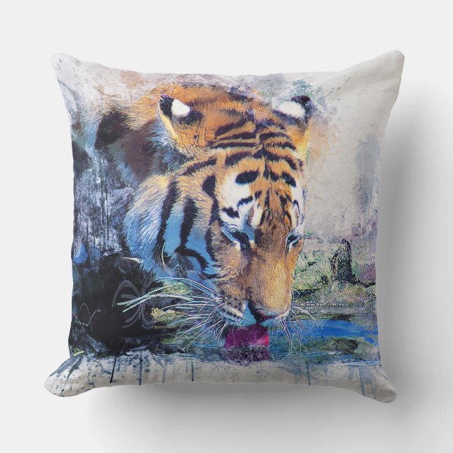 Tiger Cushion (Front)