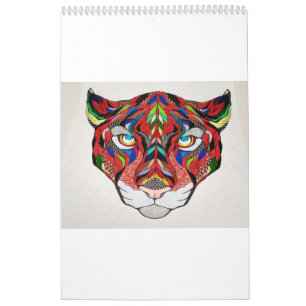 Tiger Customisable Calendar