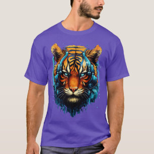 Tiger cyberpunk style T-Shirt