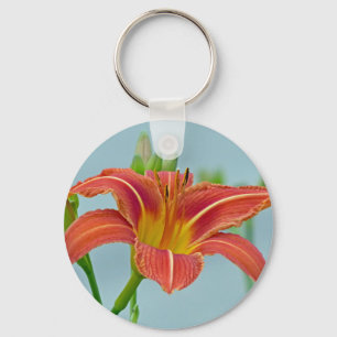 Tiger Daylily Key Ring