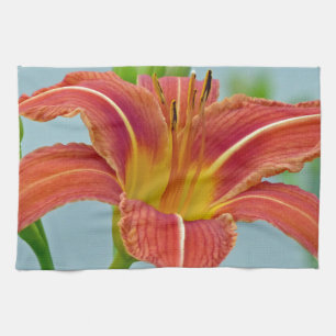 Tiger Daylily Tea Towel