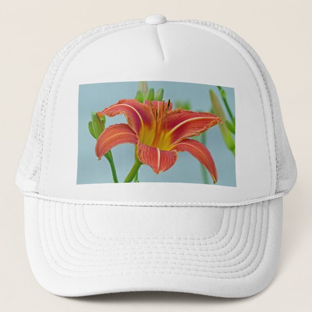 Tiger Daylily Trucker Hat (Front)
