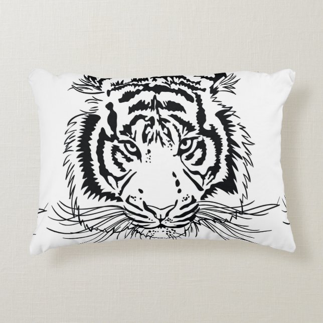 tiger decorative cushion (Front)