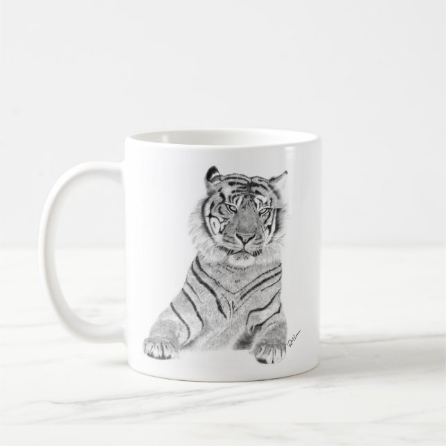 Tiger Design Mug (Left)