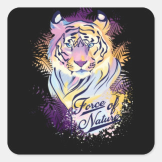 Tiger design sticker