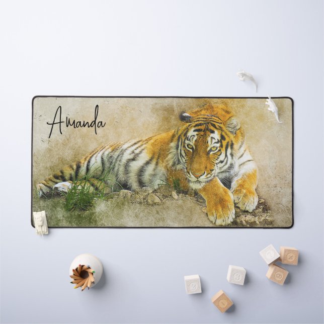 Tiger Desk Mat (Kids Table)