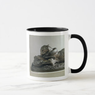 Tiger devouring an alligator, 1832 (bronze) mug