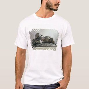 Tiger devouring an alligator, 1832 (bronze) T-Shirt