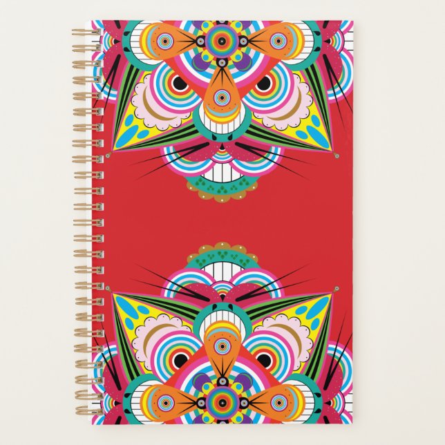 Tiger Dragon Mandala Planner (2 Sizes) (Front)
