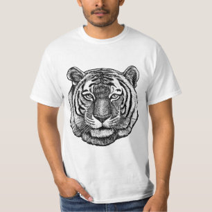 Tiger Drawing T-Shirt