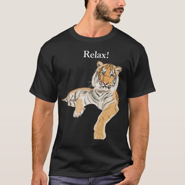 Tiger editable T-Shirt (Front)