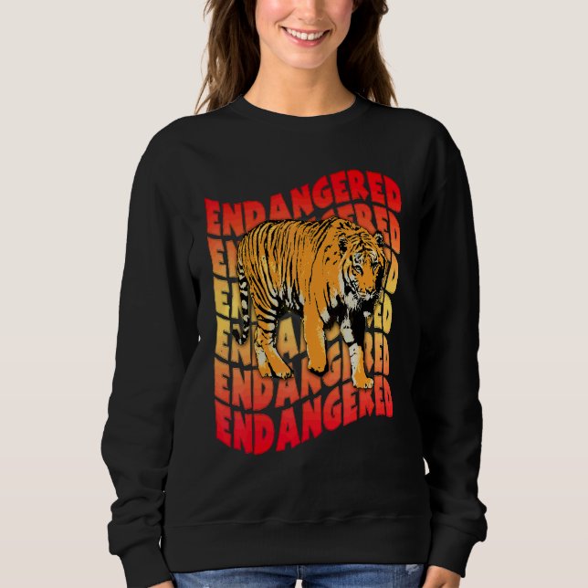 TIGER ENDANGERED CREATURE SWEATSHIRT (Front)