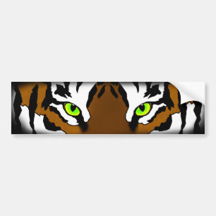 Tiger Eyes Bumper Sticker
