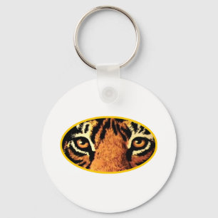 Tiger Eyes Gold The MUSEUM Zazzle Gifts Key Ring