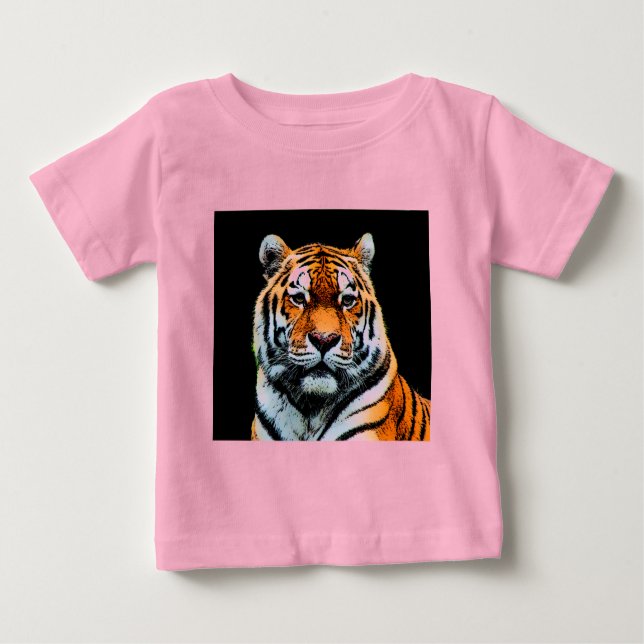 Tiger Eyes Inspirational Baby T-Shirt (Front)