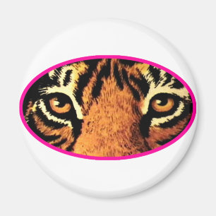 Tiger Eyes Magenta The MUSEUM Zazzle Gifts Magnet