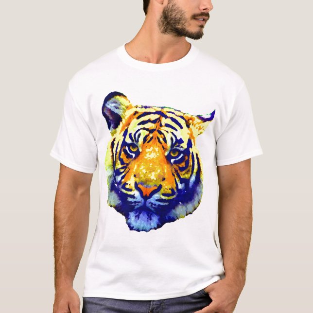 Tiger Eyes Pop Art T-Shirt (Front)