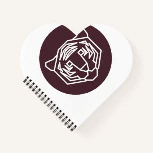 Tiger Face Badge Notebook