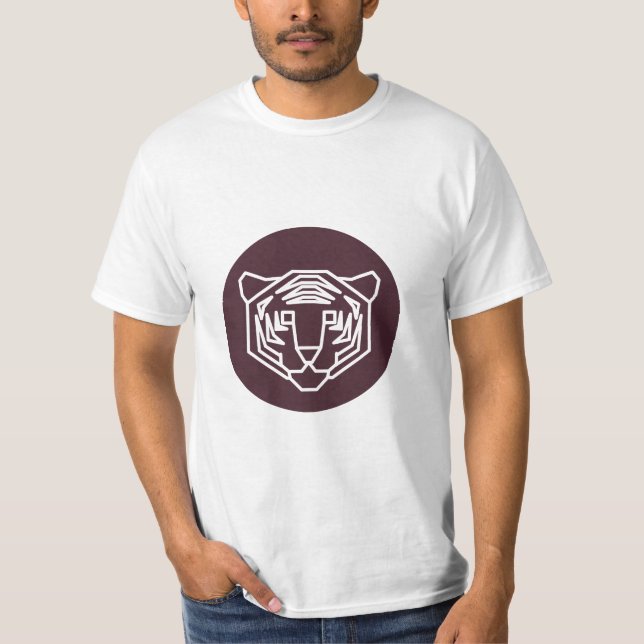 Tiger Face Badge T-Shirt (Front)