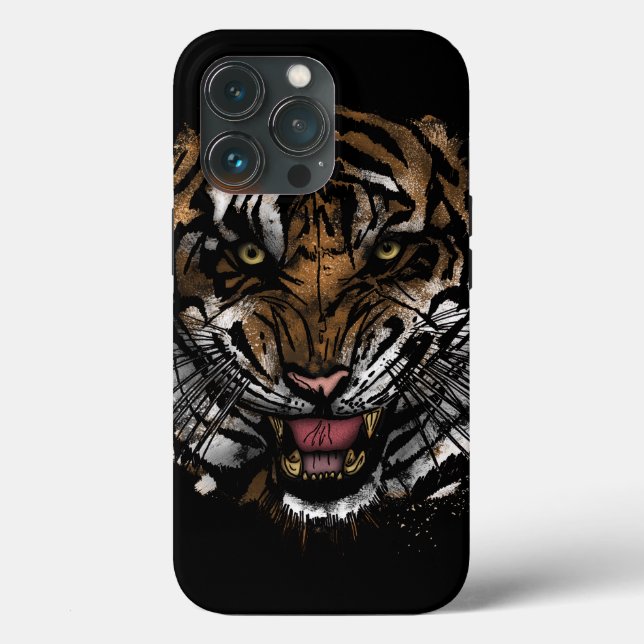 Tiger Face  Case-Mate iPhone Case (Back)